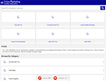 Tablet Screenshot of liviyamarketing.com
